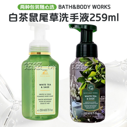 白茶鼠尾草香氛洁净洗手液