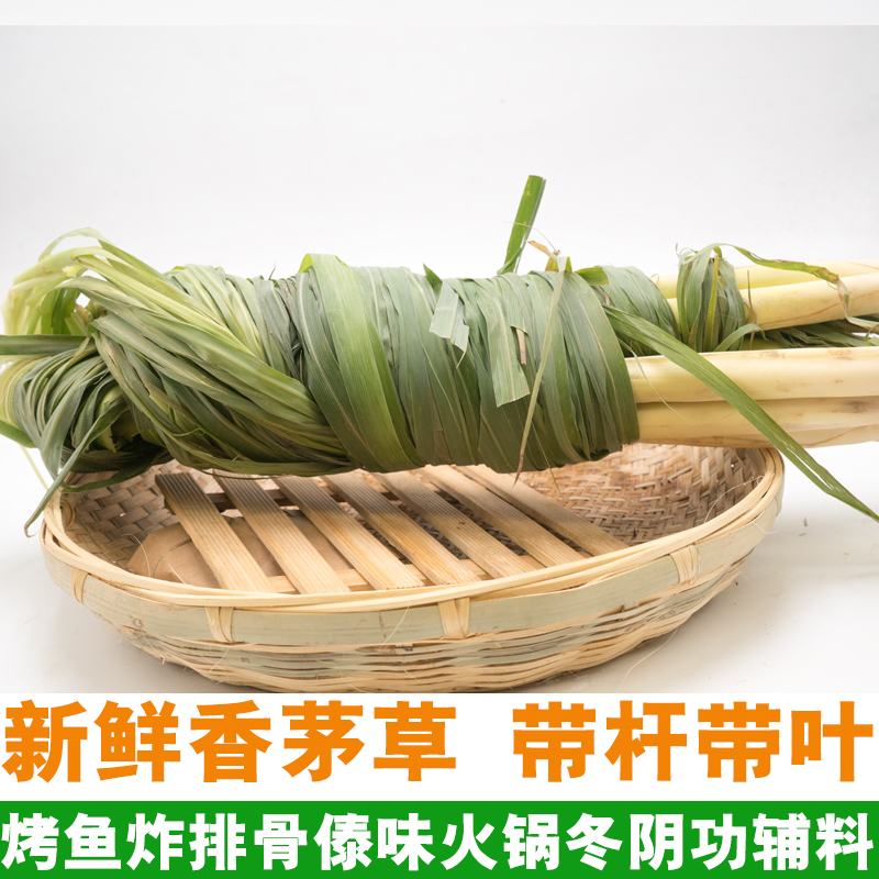 云南新鲜香茅带杆带叶柠檬草1/2/5斤冬阴功汤料 傣味包邮