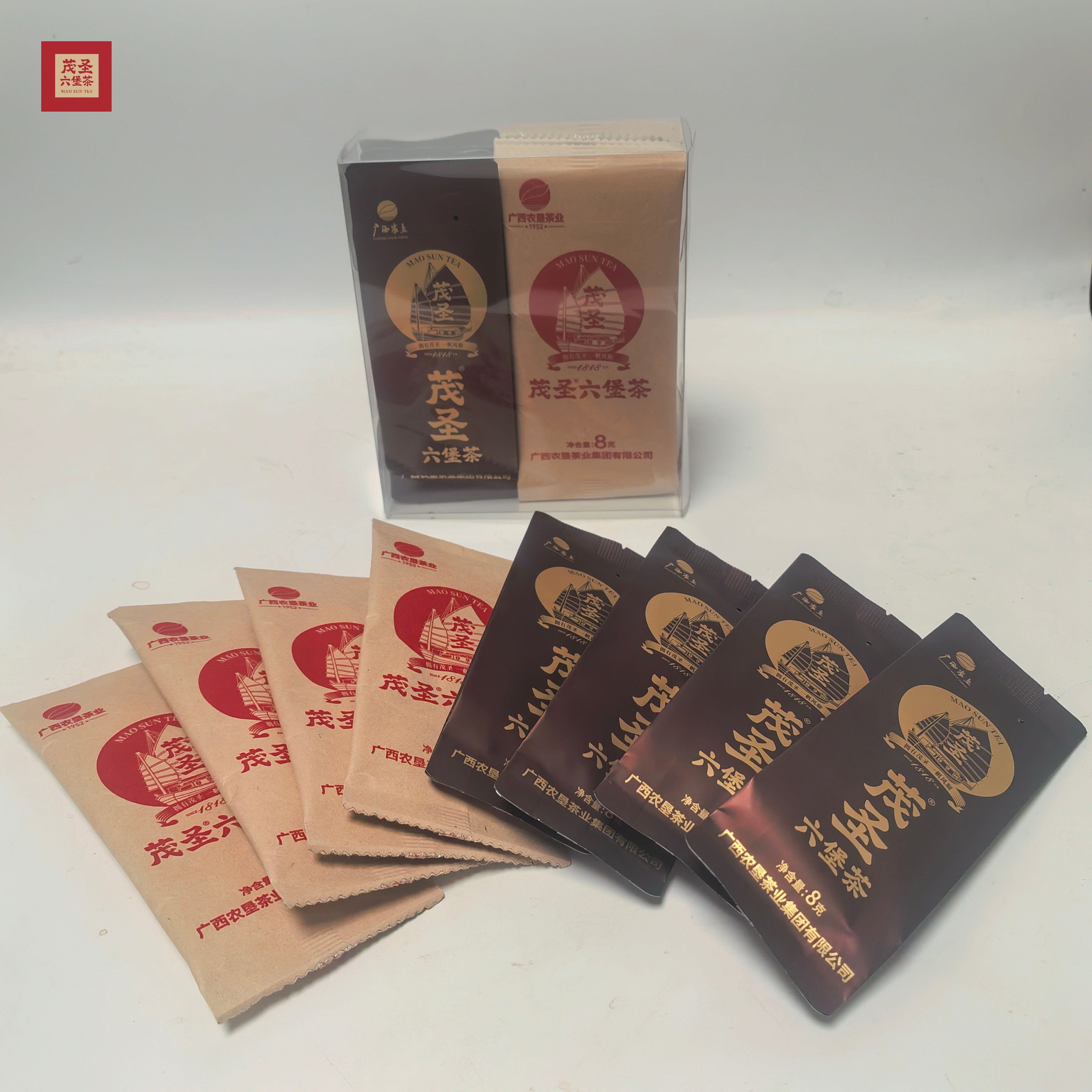 茂圣六堡茶八泡品鉴组合装64g