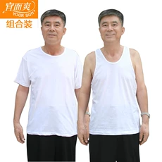 2 miếng phù hợp và mát mẻ CL62N nữ cotton bà ngoại vest mùa hè mồ hôi thấm cotton thoáng khí chủ đề dưới trở lại