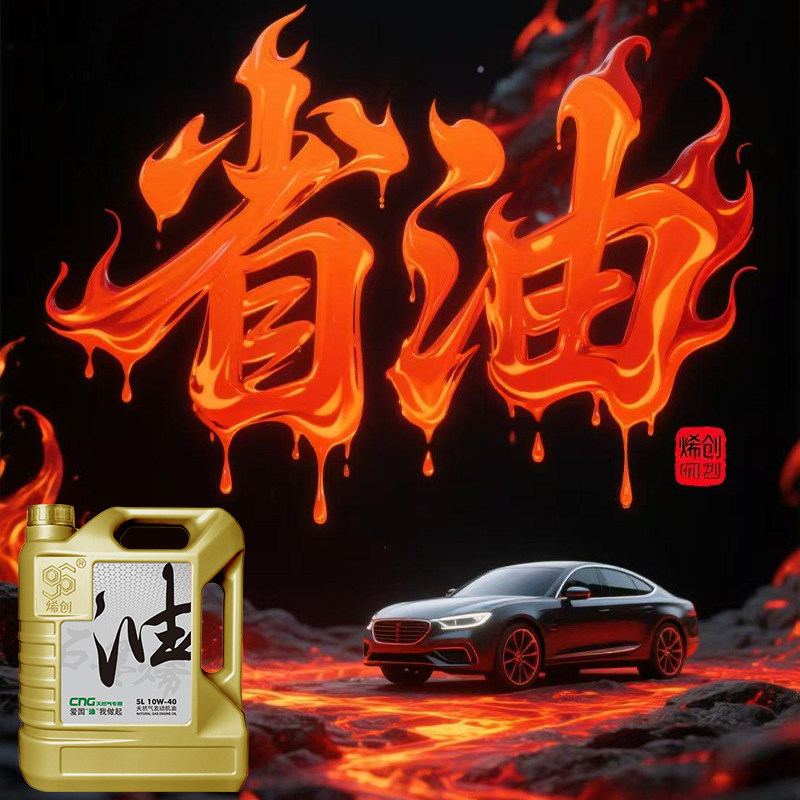 CNG/LNG双燃料 SL10W40 4L四季通用烯创石墨烯长效天然气发动机油