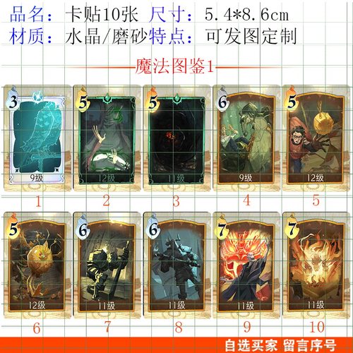 动漫猫美国哈利波特图鉴卡片
