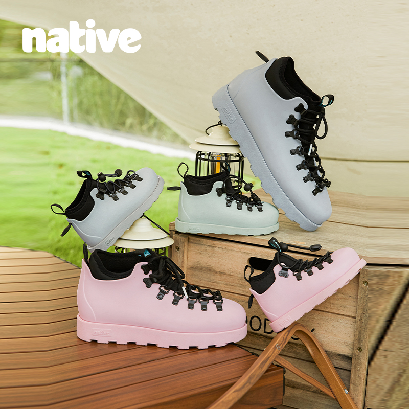 native秋冬新品户外亲子欧包靴