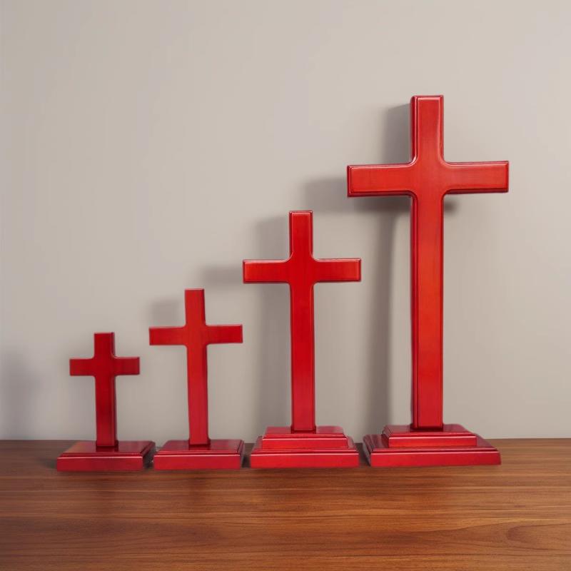 木头十字架摆件手持壁挂