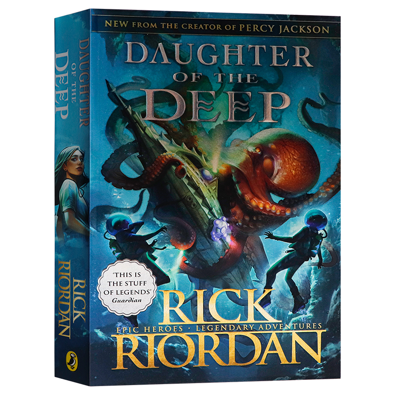 波西杰克逊 海底之女 英文原版 Daughter of the Deep 平装收藏版 纽约时报畅销书作家作品 动作奇幻冒险小说海底世界Rick Riordan
