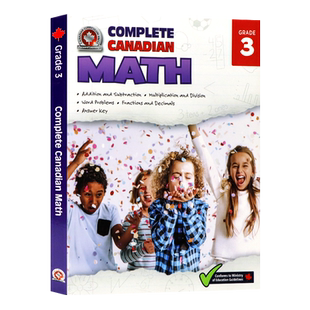 加拿大套装数学系列三年级练习册英文原版 Complete Canadian Math Grade 3 教材教辅学习工具书Canadian Curriculum Press出版