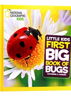 美国国家地理儿童百科昆虫英文原版进口绘本 National Geographic Little Kids First Big Book of Bugs 儿童百科书精装大开本