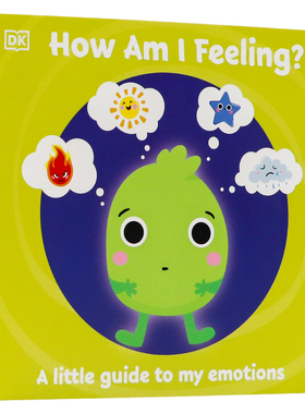 DK启蒙表情包 小宝的情绪管理系列 First Emotions How Am I Feeling 英文原版 我感觉如何 幼儿儿童性格培养纸板书