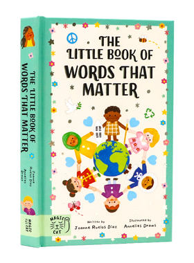 Annelies Draws小书系列 词汇小书 每个人都应该理解的100个单词 英文原版绘本 The Little Book of Words that Matter 儿童图画书