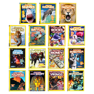 国家地理儿童百科书合集英文原版National Geographic Kids Everything Robotics/Rocks and Minerals/Predators/Battles/Dolphins