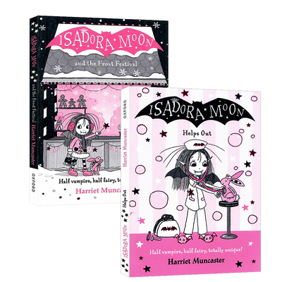 牛津精品阅读 伊莎多拉穆恩系列第18和19 2册 英文原版 Isadora Moon Meets the Tooth Fairy 进口儿童故事书章节小说 Oxford系列