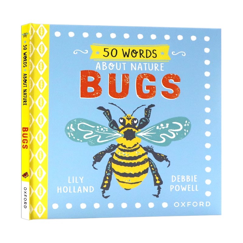 50个自然词汇虫子英文原版绘本