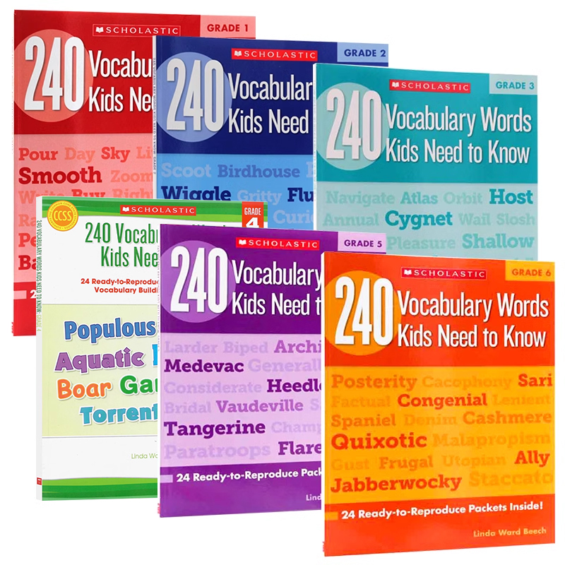 学乐练习册六册合售英文原版