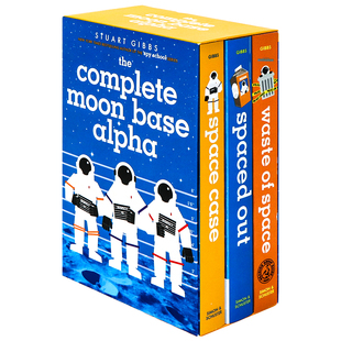 月球基地阿尔法3册盒装 英文原版小说 The Complete Moon Base Alpha  纽约时报畅销 Stuart Gibbs 科幻侦探超冒险间谍学校同作者