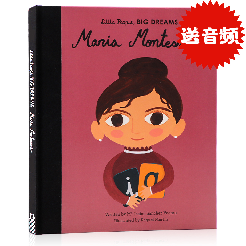 小人物大梦想 玛利亚蒙特蒙台梭利 教育家 英文原版绘本 Little People Big Dreams Maria Montessori 女孩篇儿童启蒙励志名人传记