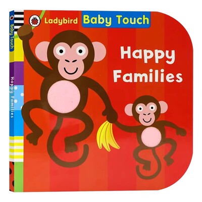 宝宝触摸书快乐家庭英文原版
