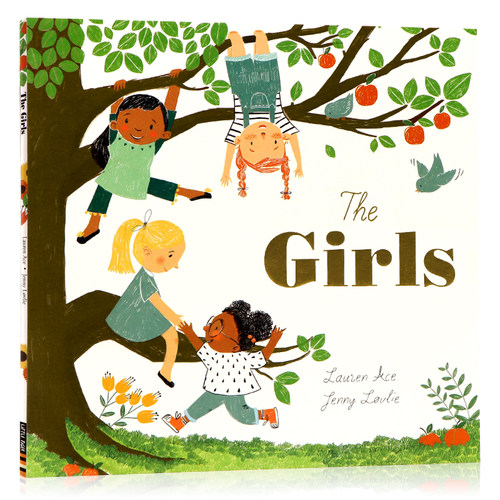 女孩们英文原版绘本图画故事书
