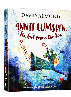 海上来的女孩英文原版 Annie Lumsden, the Girl from the Sea 成长奇幻儿童读物进口精装绘本Beatrice Alemagna插画