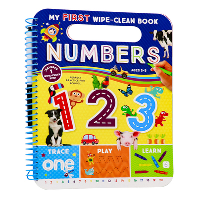 现货 可擦写数字  英文原版  My First Wipe-Clean: Numbers   进口原版图书外文书店儿童书籍翻页 Kidsbooks Publishing