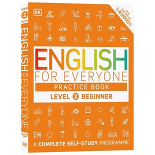 Level2 book自学教材托福雅思用书带音频答案 for Level2练习册DK新视觉人人学英语英文原版 Everyone Practice English Beginner