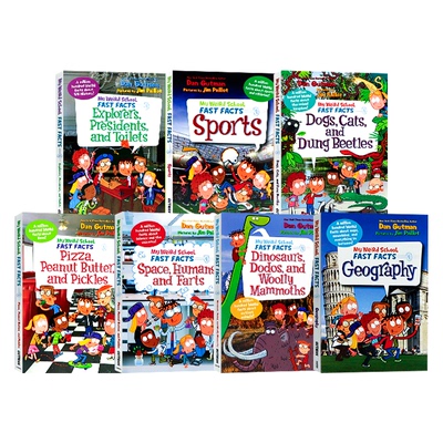 疯狂学校真实百科7册英文原版