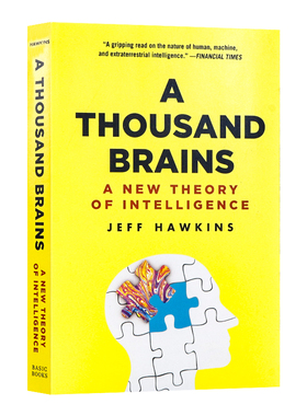 一千个大脑 英文原版 A Thousand Brains 进口书籍 4到8岁 一种新的智力理论 构建世界的模型  Jeff Hawkins 思维起源  宏大思考
