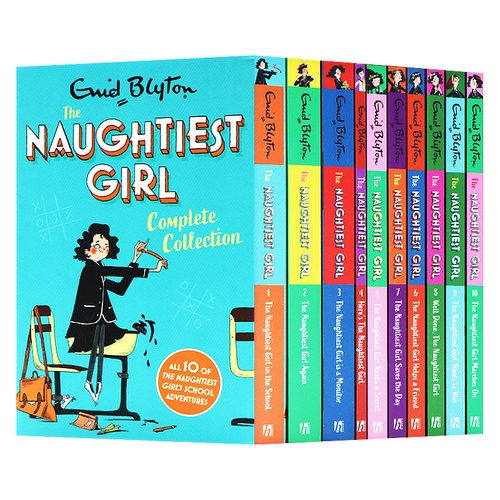 淘气女生10册全集英文原版