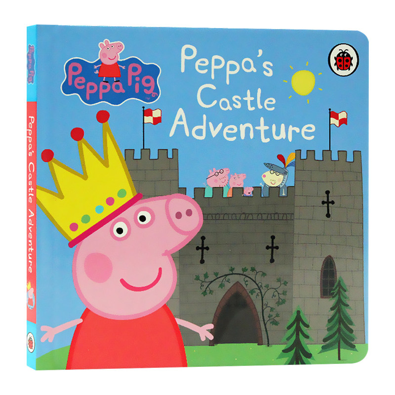 peppa pig 英文原版 小猪佩奇peppas castle adventure 粉红猪小妹