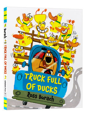 装满鸭子的卡车 英文原版 Truck Full of Ducks 精装儿童读物绘本 进口原版书籍 英语词汇积累亲子英语共读4-8岁儿童阅读故事书