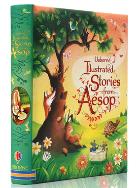伊索寓言精装全彩插画版 Usborne Illustrated Stories from Aesop 英文原版绘本 童话故事图画书早教启蒙 学生课外阅读英语读物