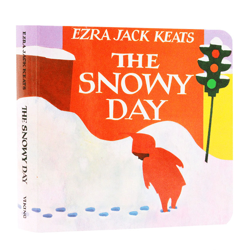 凯迪克获奖绘本 下雪天纸板书 英文原版绘本  the snowy day 凯迪克