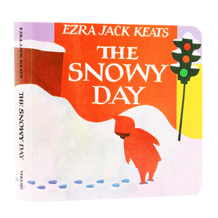 凯迪克金奖 下雪天纸板书 Snowy 凯迪克获奖绘本 儿童启蒙图画故事纸板书 Jack 绘本 Ezra 英文原版 Keats The 亲子睡前故事书 Day