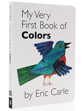 英文原版绘本 卡尔爷爷 My Very First Book of colors颜色 幼儿启蒙图书2-5岁 上下翻页配对纸板撕不烂书 儿童英语启蒙颜色认知