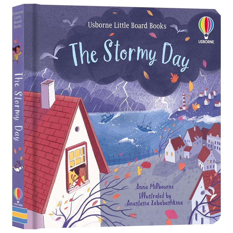 暴风雨的一天英文原版绘本