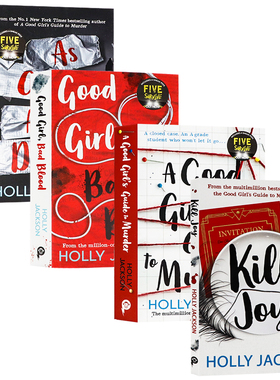 畅销悬疑系列4册 好女孩的谋杀指南 英文原版小说 A Good Girl's Guide to Murder 前传 Kill Joy 青少年文学 经典犯罪故事 原著