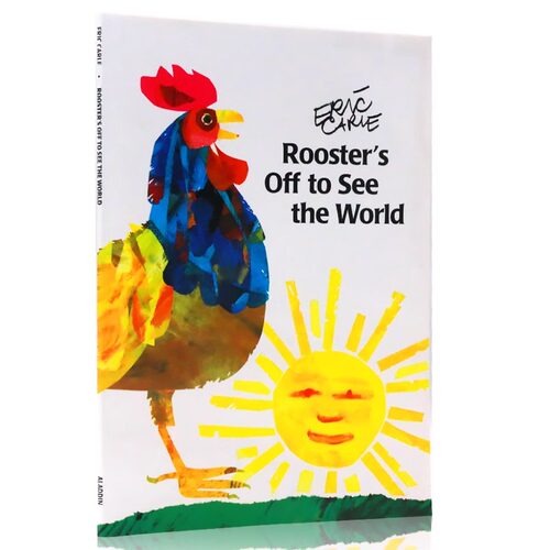 公鸡看天下 Rooster's Off to See the World  Eric Carle 数数启蒙绘本 卡尔爷爷 平装大开 儿童英语绘本