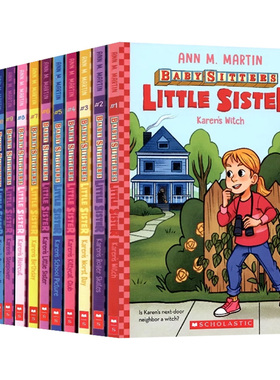 保姆俱乐部 小保姆系列小说12册套装 英文原版 Baby-Sitters Little Sister 奈飞2020同名高分美剧原著 幽默章节文字小说 学乐出版