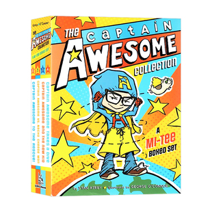 中小学生青少年奇幻小说 小说 Awesome Collection Captain 英文原版 The 学校推荐 异能船长1 儿童英语读物读本章节桥梁书 4册