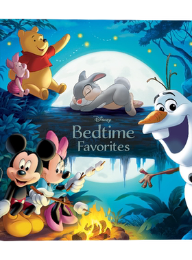 迪士尼睡前故事书合集 英文原版绘本 Disney Bedtime Favorites Collection 亲子共读儿童故事图画书 Disney Press  精装 睡前读物