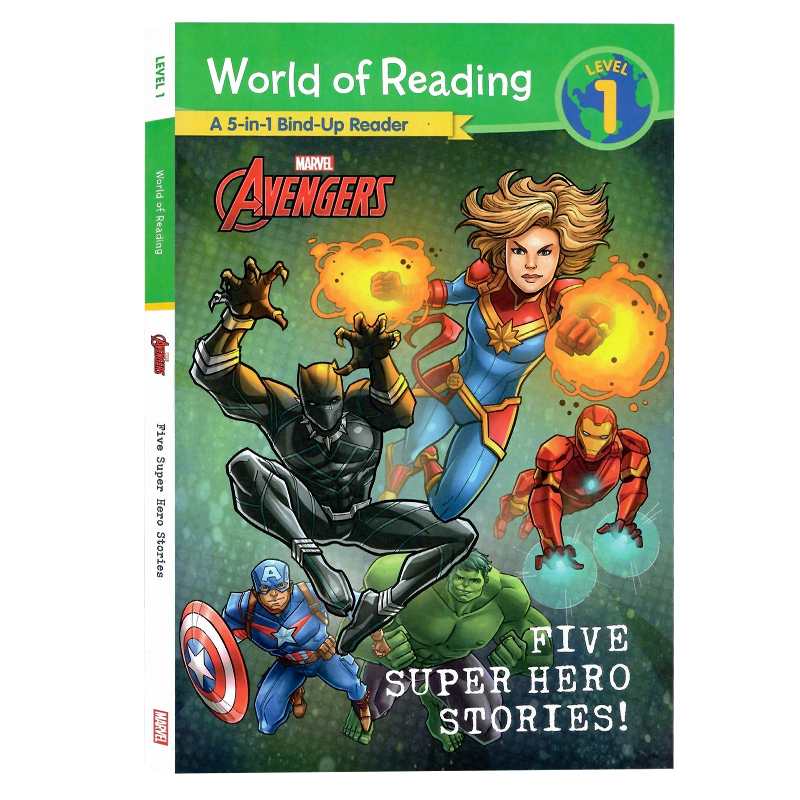 漫威复仇者联盟分级读物5个故事