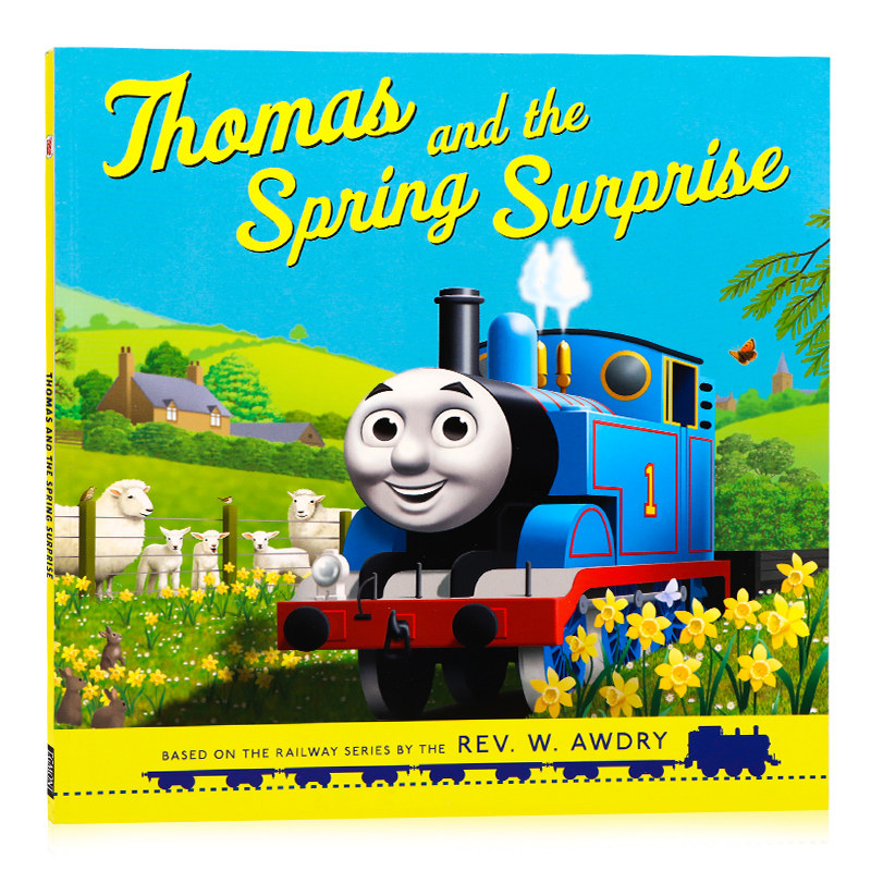 英文原版绘本 thomas and friends the spring surprise 小火车托马斯