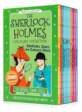 福尔摩斯探案全集故事第三季10册盒装The SHERLOCK HOLMES英文原版经典探案小说学生课外阅读提升桥梁书章节书 神探夏洛克柯南道尔