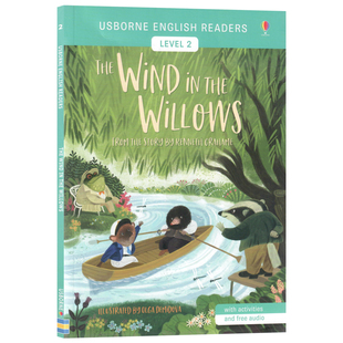 绘本 儿童英语分级阅读图画书 Willows The 柳林风声 英文原版 Wind Readers English the Usborne出品分级阅读2 Level