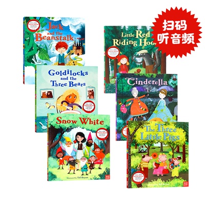 经典童话故事系列6册英文原版