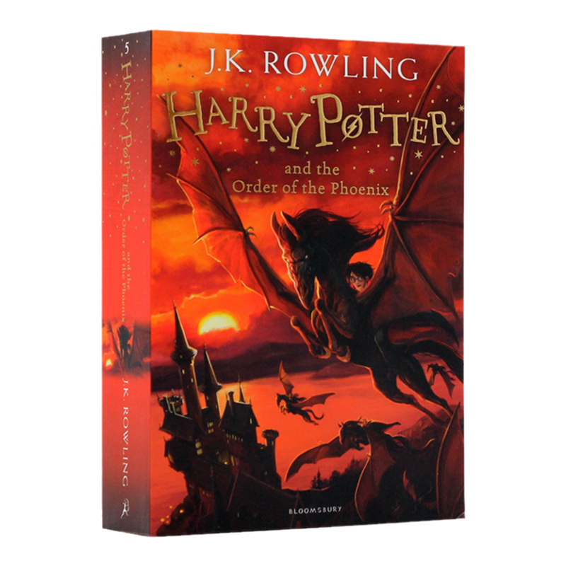 哈利波特与凤凰社5英文原版 Harry Potter and the Order of the Phoenix 青春文学科幻小说英文读物平装英国版J. K. Rowling 罗琳