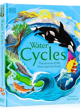 DK少儿百科 水循环 Water Cycles 英文原版进口图书 水知识百科图解指南 自然地理动植物科普大全书 少儿科普读物学生环保意识