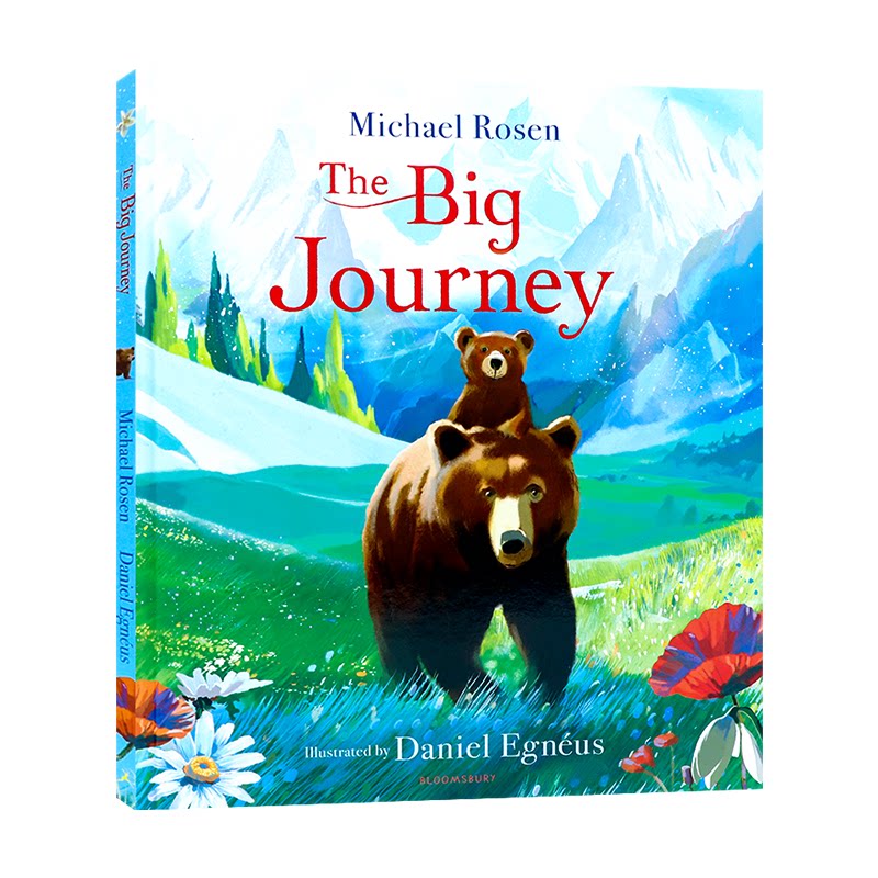 大旅程 英文原版 The Big Journey 迈克尔罗森新作 大熊小熊温情故事 亲子共读启蒙图画书 勇气成长陪伴温暖治愈系 儿早教英文读物