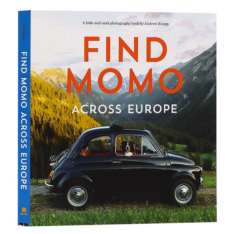 现货 穿越欧洲找到莫莫 英文原版摄影书 Find Momo across
