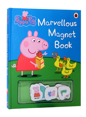 不可思议磁铁书 进口英文原版 Peppa Pig Marvellous Magnet Book Ladybird 粉红猪小妹 小猪佩奇系列 佩佩猪ladybird绘本