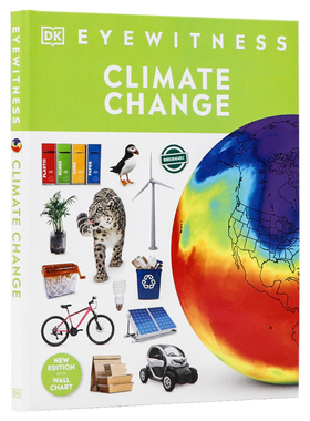 DK目击者系列 气候变化科普书 英文原版 环境科学入门 全球变暖知识 自然生态读物 全彩图解 科学启蒙 亲子共读 课外拓展 环保主题